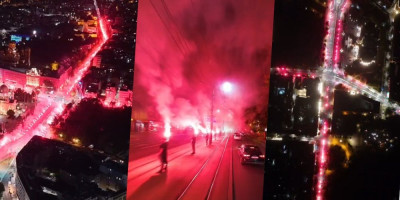 Zasijao Beograd! Najveća bakljada zablistala u prestonici - Ovako moćan poziv na skup Srbija ne pamti (VIDEO)