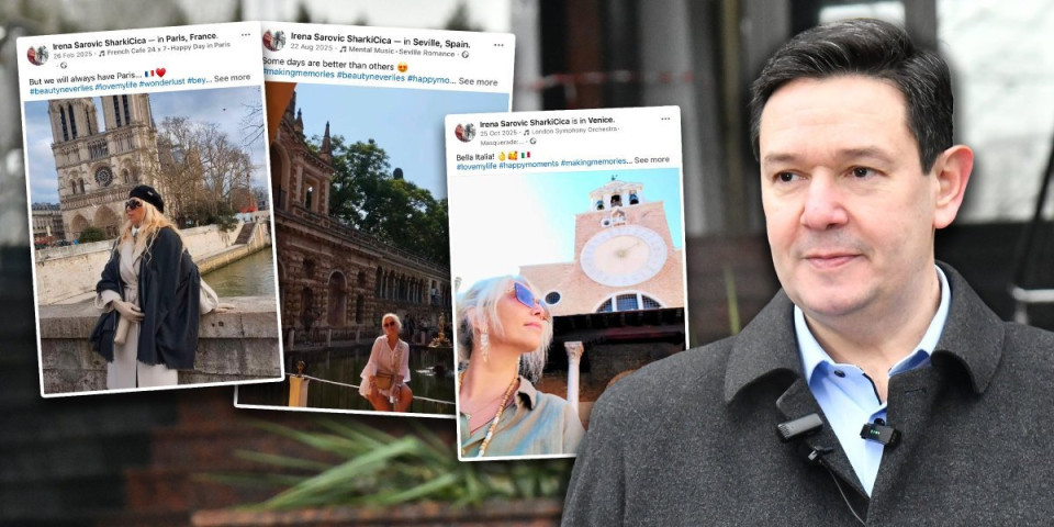 Licemerje bez granica! Šarović kuka nad sudbinom Srbije, a letuje kao milioner - pogledajte tek njegovu sestru (FOTO)