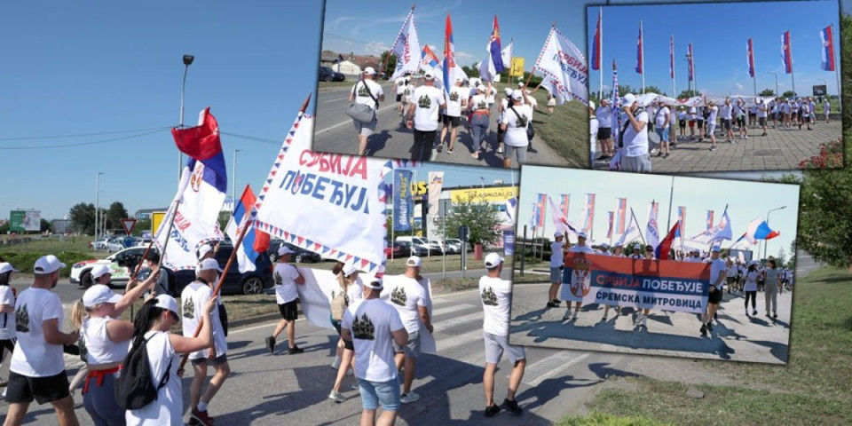 "Nema predaje, Srbija zove!" Građani iz Novog Sada, Aranđelovca i Sremske Mitrovice pešače do Beograda (FOTO/VIDEO)