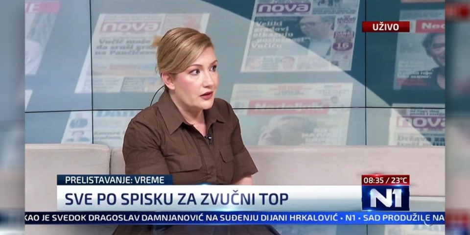 Šta se to upravo dogodilo na N1?! Blokaderska novinarka sve priznala - pucaju od muke, ne mogu da podnesu ovaj Vučićev potez
