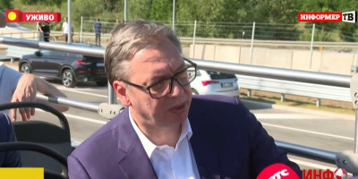 Vučić se vozi novom deonicom! Svečano otvaranje dela autoputa od Adrana do Preljine (VIDEO)