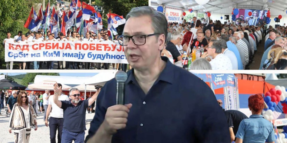 Vučić stigao u Oplaniće! Nema gde da padne igla - Svuda odjekuje: "Aco, Srbine!" (FOTO/VIDEO)