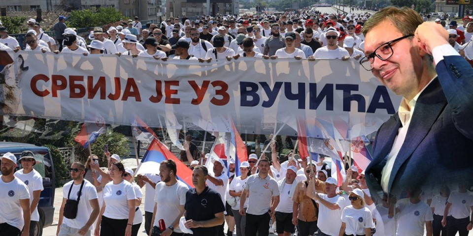 Srbija je uz Vučića! Veličanstvene slike sa Brankovog mosta - građani krenuli na istorijski skup u centru Beograda (FOTO/VIDEO)