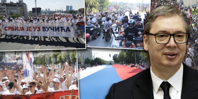 Nezapamćen prizor u srcu Beograda! Vučić se uskoro obraća ogromnom broju građana (VIDEO)