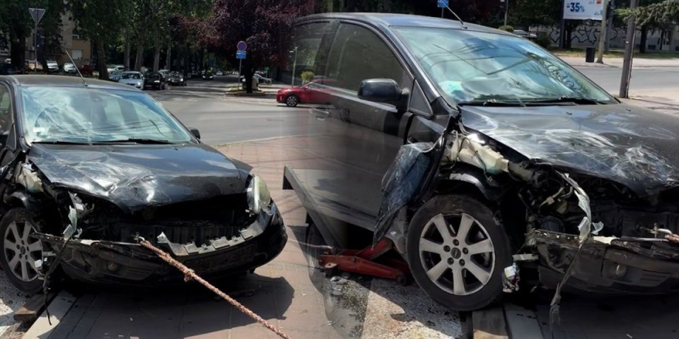Nezgoda u Nišu: Direktan sudar dva automobila - Ima povređenih (VIDEO)