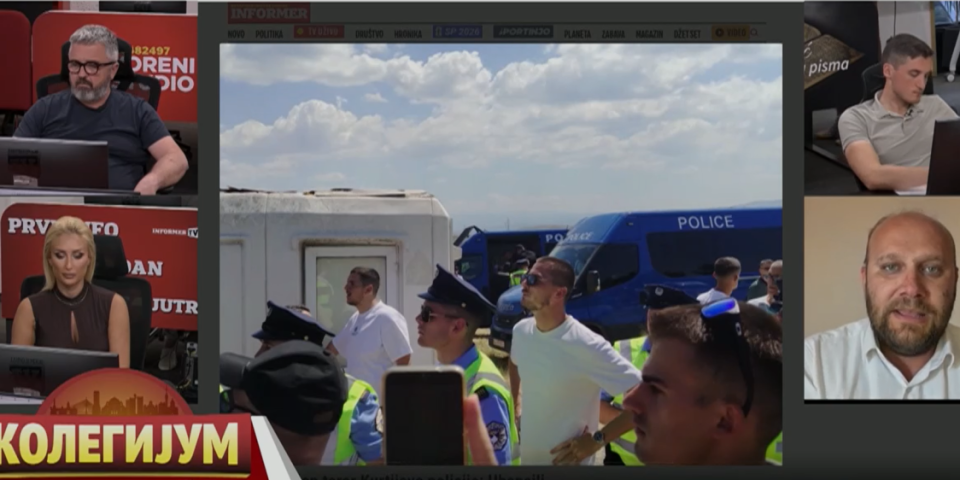 Šokantno svedočenje sa Gazimestana! Otac odveden pred očima ćerke, devojčica plakala dok su ga privodili (FOTO/VIDEO)