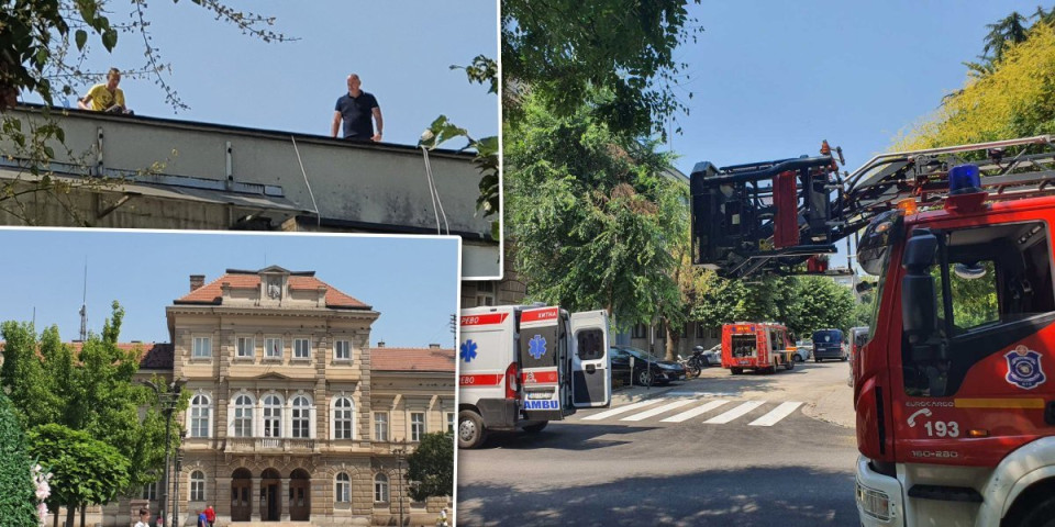 Prvi snimci sa mesta drame u Smederevu: U toku su pregovori policije i pritvorenika (FOTO/VIDEO)