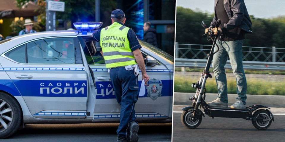 Urađen kokainom divljao po drumu: Uhapšen vozač (46) električnog trotineta u Nišu