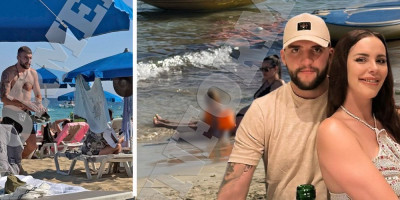 Informer paparaco! Golišavi Ražnatovići na Kipru: Veljko i Bogdana kao izvajani, a baba Mira uhvaćena prvi put u kupaćem
