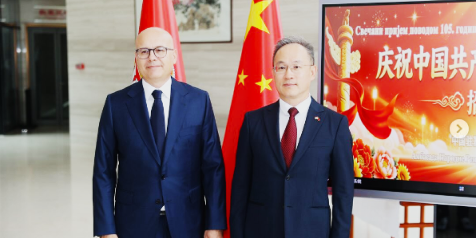 Vučević čestitao jubilej Komunističkoj partiji: Srbija i Kina grade čelično prijateljstvo zasnovano na poverenju i saradnji