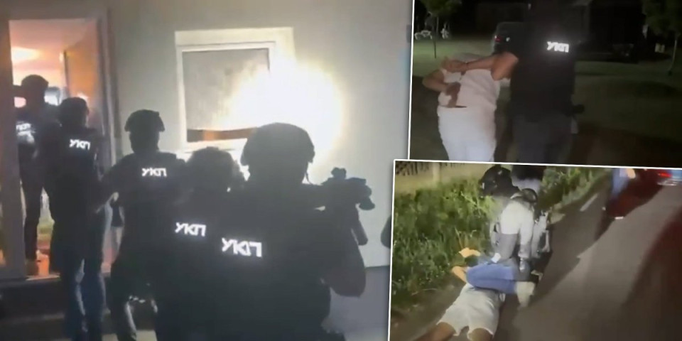 Specijalci ga sačekali u mraku: Spektakularno hapšenje bahatog reketaša iz Bogatića (VIDEO)