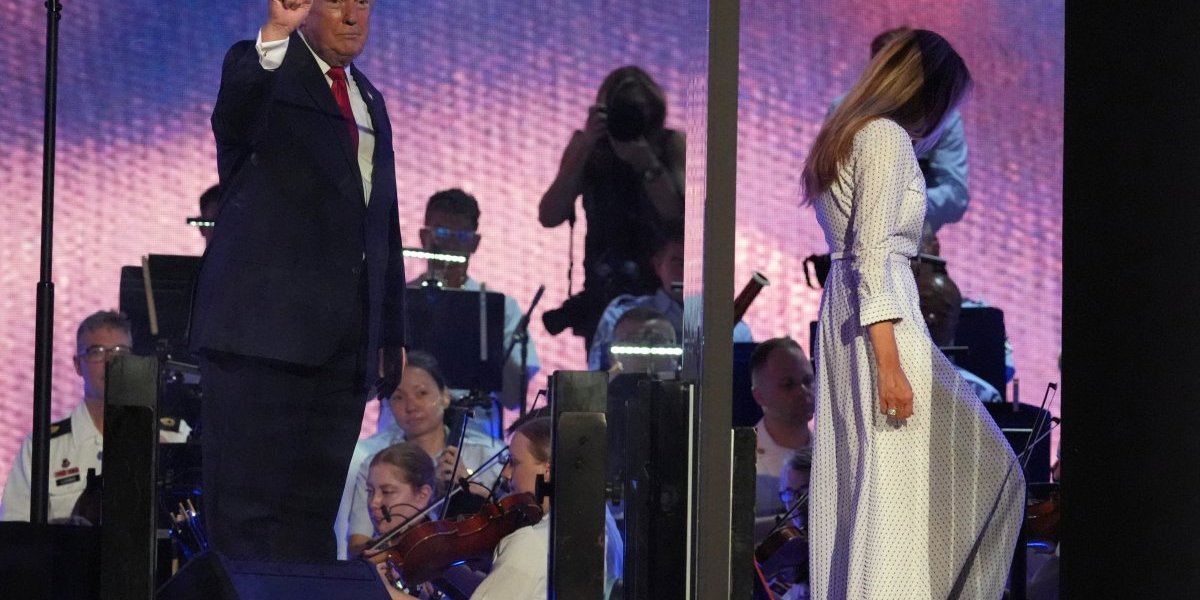 Melanija i Donald Tramp
