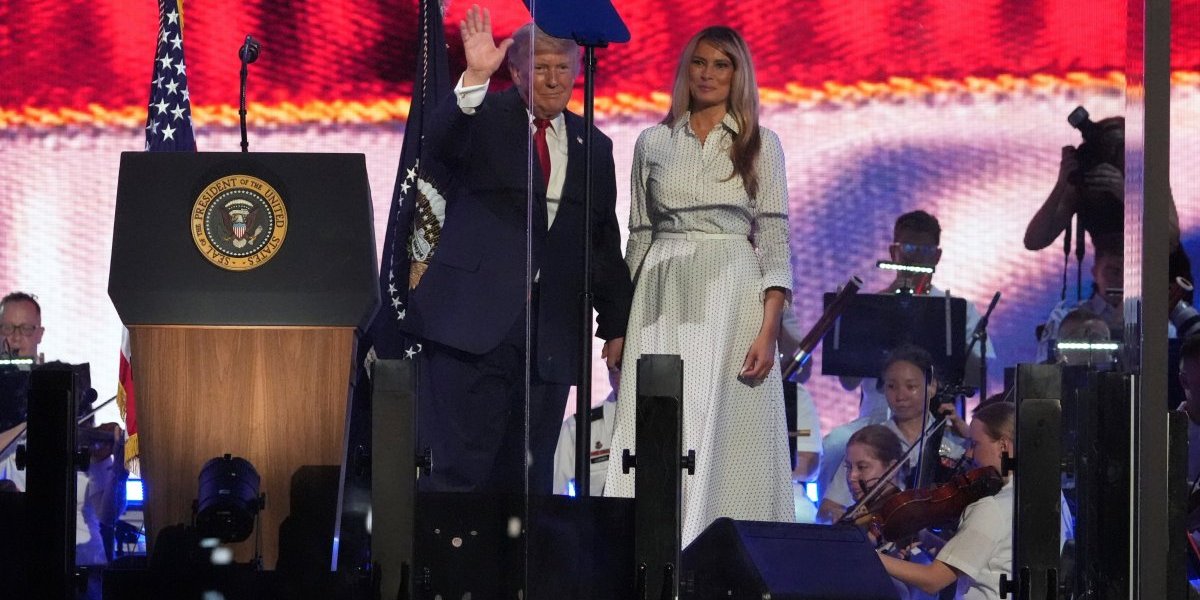 Melanija i Donald Tramp