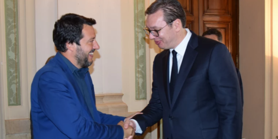 Vučić večeras dočekuje Salvinija! Važan sastanak u Beogradu, u fokusu budućnost saradnje Srbije i Italije