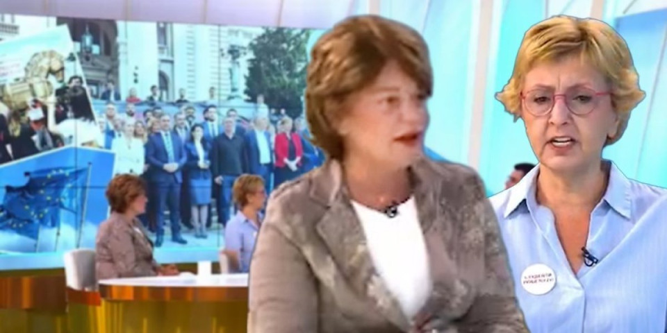 Opšti pokolj na blokaderskoj televiziji! Ćutina poslanica udarila na Đilasovu Biljanu Stojković: Sram vas bilo, krijete frizere i svastike na listama! (FOTO/VIDEO)