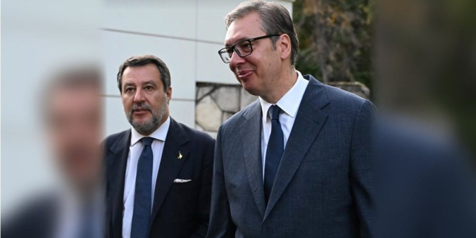 Vučić dočekao italijanskog ministra Salvinija! U toku sastanak dve delegacije - 3 teme u fokusu