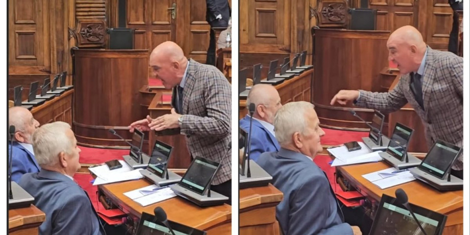 Težak skandal u Skupštini! Ponošev potrčko napao Rističevića: Bruka i sramota! (VIDEO)