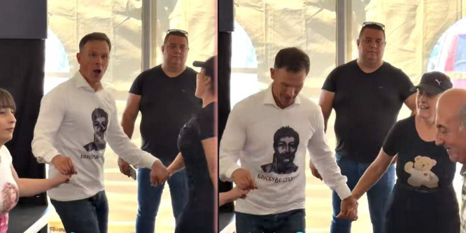Hit snimak Siniše Malog! Uhvatio se u kolo sa narodom, pa poručio: "Lakše mi je da trčim maraton"