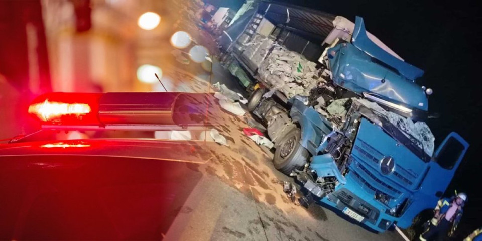 Čačani izbegli smrt za dlaku: Jeziv udes na auto-putu, kamion raznet do neprepoznatiljivosti (FOTO)