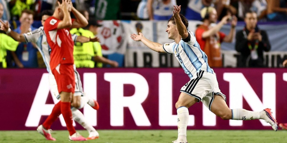 Argentina posle drame i mučenja srušila Švajcarsku sa igračem više