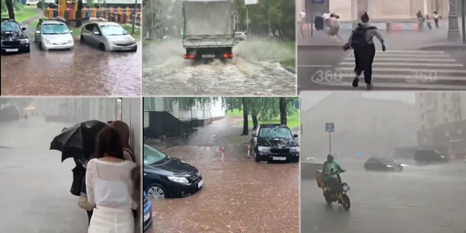 (VIDEO) Stravične vesti iz Moskve! Automobili uništeni, jeziva sila kosi sve pred sobom - Rusija ovako nešto nije doživela