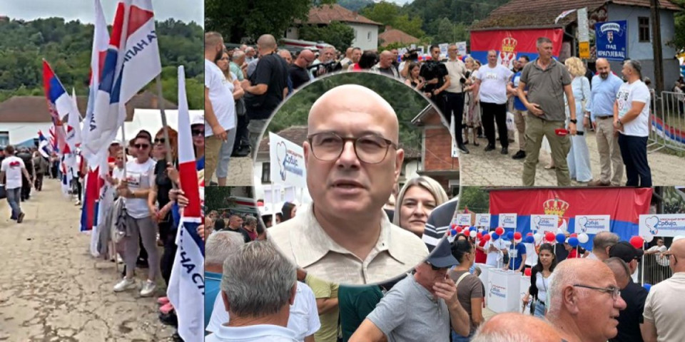 Istorijski trenutak za selo Dulene kod Kragujevca: Ovako je narod dočekao Vučević (FOTO/VIDEO)