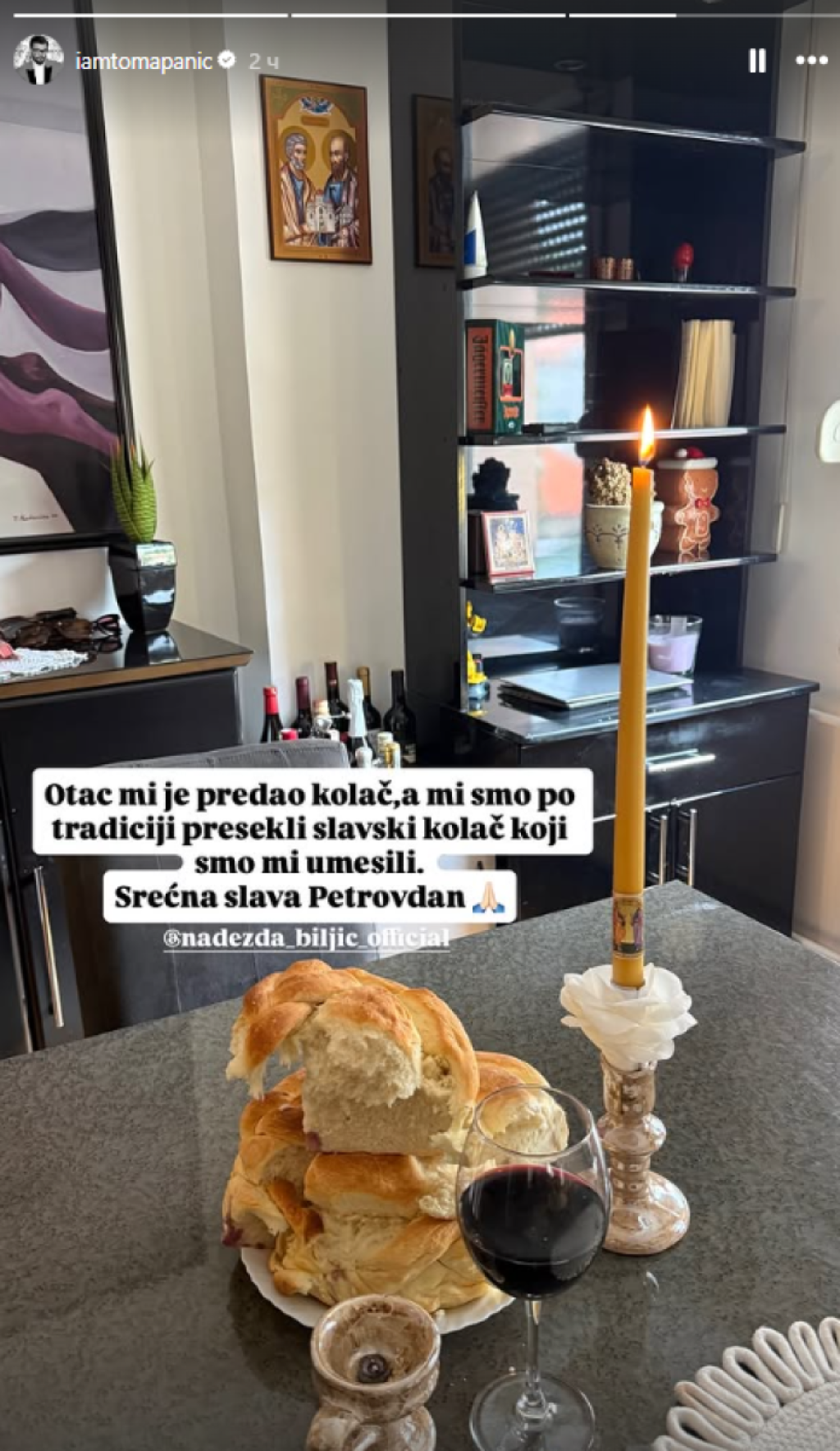 Domaćinski doček Petrovdana kod Tome i Nadežde: Slavski kolač, ikona i osmesi koji govore više od reči!