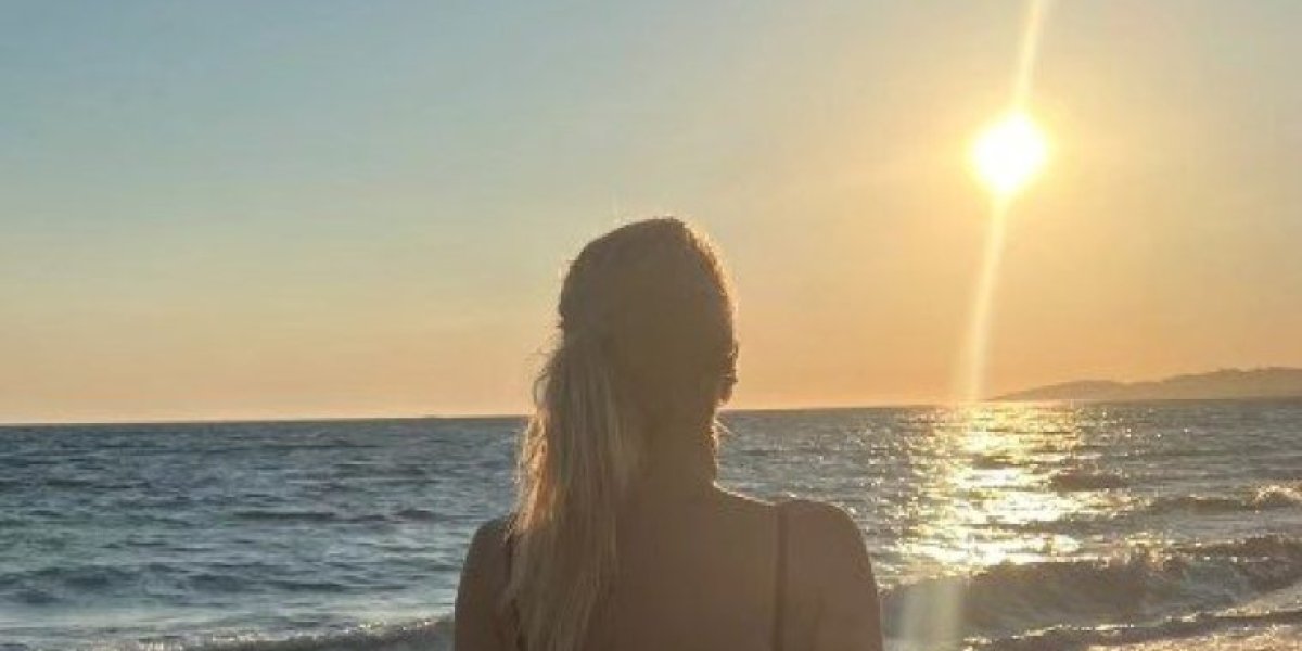 Nataša Bekvalac na plaži
