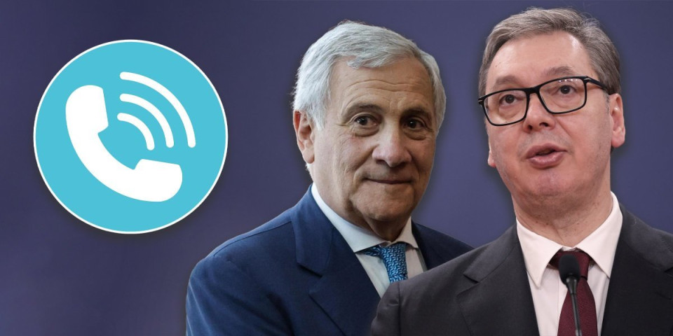 "Srbija i Italija nastavljaju da jačaju saradnju!" Vučić otkrio teme razgovara sa Tajanijem (FOTO)