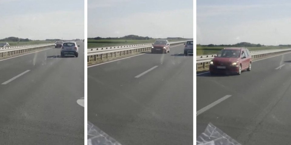 Pa zar opet? Kamikaza na brzoj saobraćajnici (VIDEO)