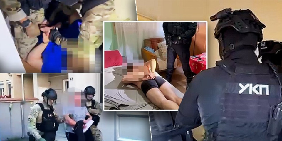 Specijalci sa dugim cevima opkolili kuću: Pogledajte kako su pali šverceri i korumpirani policajci (VIDEO)