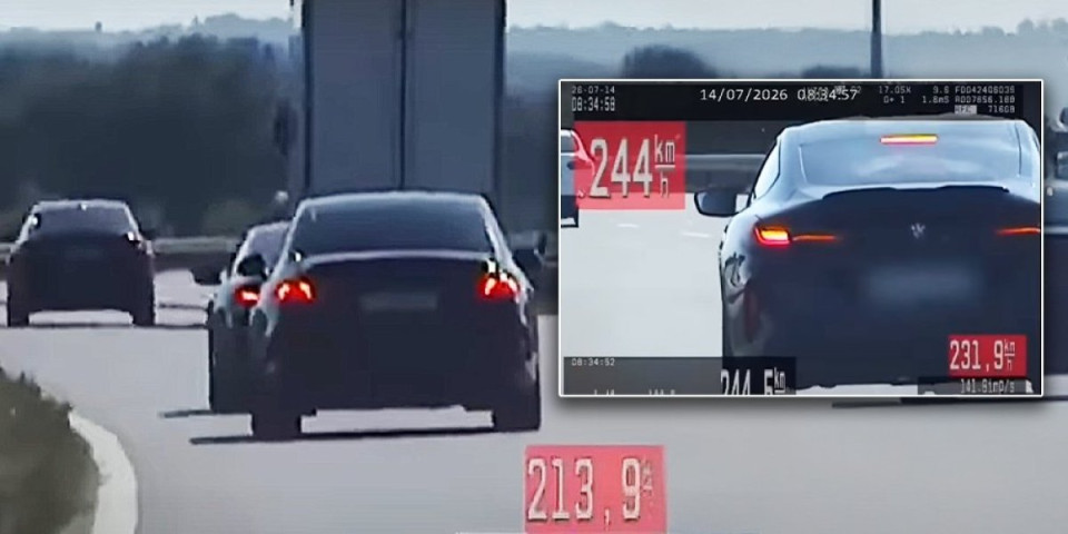 "Sprečeno ugrožavanje života": Mladen Mijatović objavio šok snimak - ubica hara srpskim putevima (VIDEO)