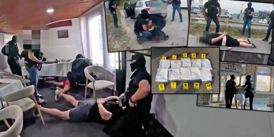 Uhapšena kriminalna grupa iz Jagodine tokom primopredaje droge: Policija ih opkolila, pa pretresla štekove (VIDEO)