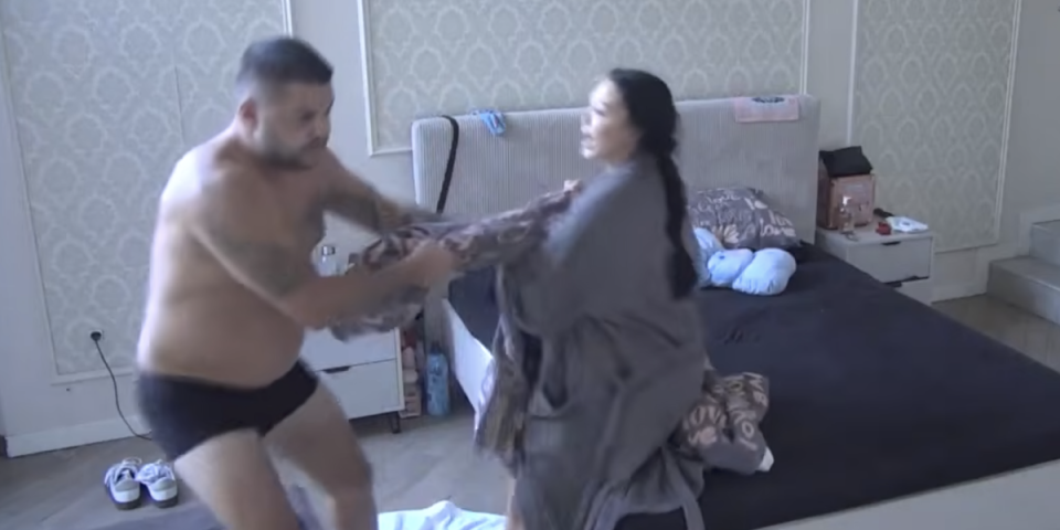 Uhvatio je za vrat i oborio na pod: Jeziv okršaj u Eliti - Obezbeđenje uletelo na imanje (VIDEO)