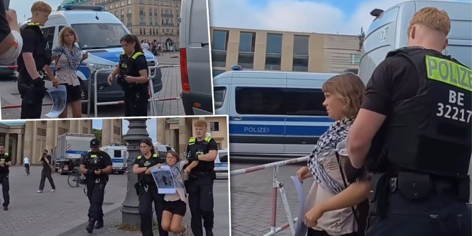 (VIDEO) Pogledajte šta joj rade! Greti Tunberg neće biti dobro posle ove akcije: Policija u Berlinu ovako postupa prema lažnim aktivistima