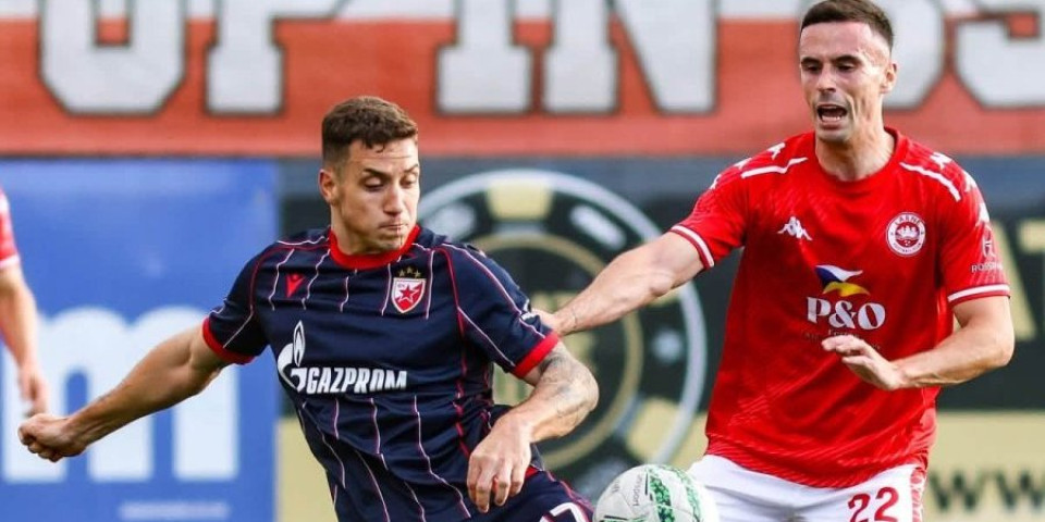 Lakši trening Zvezde u Severnoj Irskoj! Crveno-beli kao od šale spakovali četiri gola Larnu