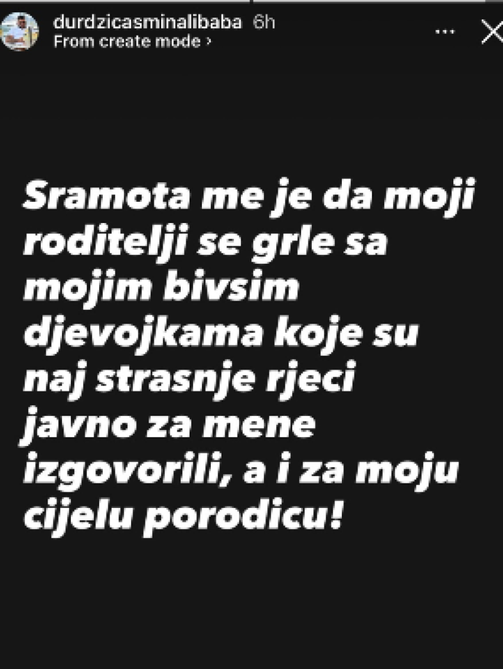 Bauštelac udario na porodicu! Asmin bez milosti opleo po roditeljima i sestri - Morao je ovo zbog Maje?