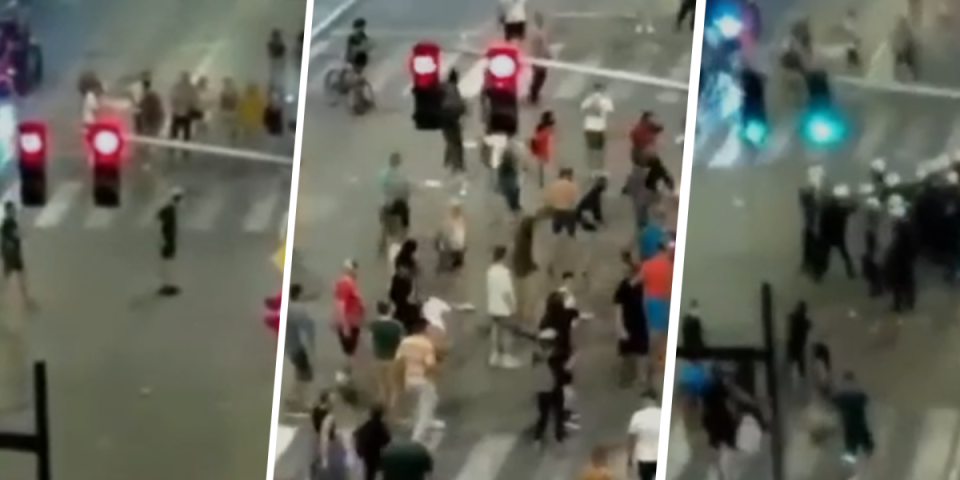 Blokaderski linč pripadnika MUP: Posle samoubistva policajca iz Priboja, ovaj snimak ponovo je postao aktuelan - jezivo nasilje