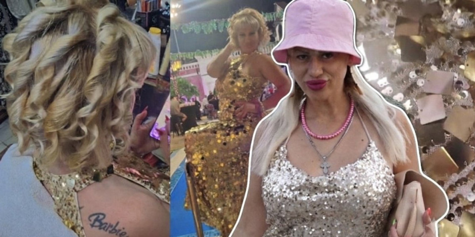 Sinoć su u Šimanovcima samo o njoj pričali! Valjevska Barbika pre podne kuca račune u pečenjari, a uveče sija u zlatu