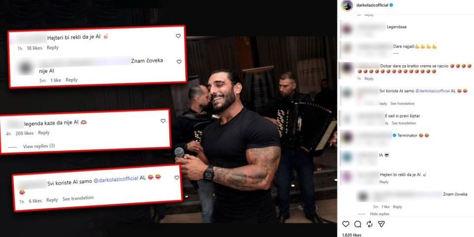Darko Lazić "ne zna šta je dvoglavi orao", ali zna da se fotošopira! Ljudi mu poručili: Džabe se budžiš, nismo ti zaboravili izdaju sa Albankom