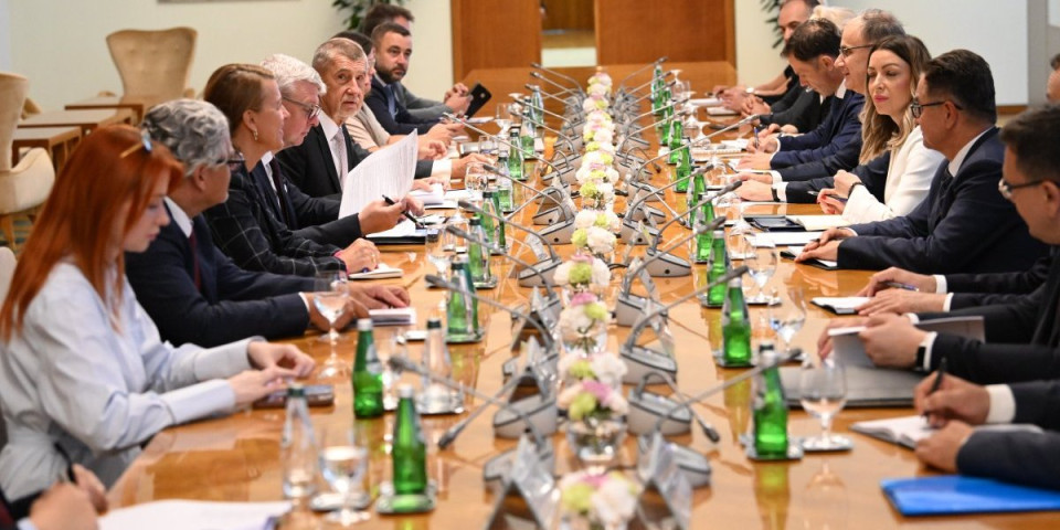 Vučić danas sa Babišem: Nakon svečanog dočeka, usledio plenarni sastanak delegacija Srbije i Češke (FOTO)