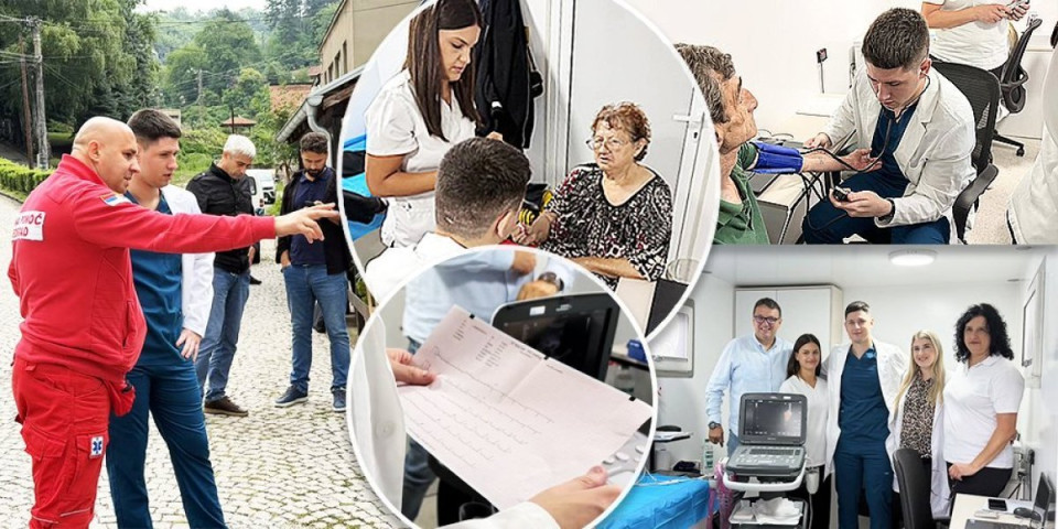 Dok blokaderi šire mržnju, ''Ćaci'' pomažu narodu: Miloš Pavlović sa mobilnim ambulantama obišao meštane sela