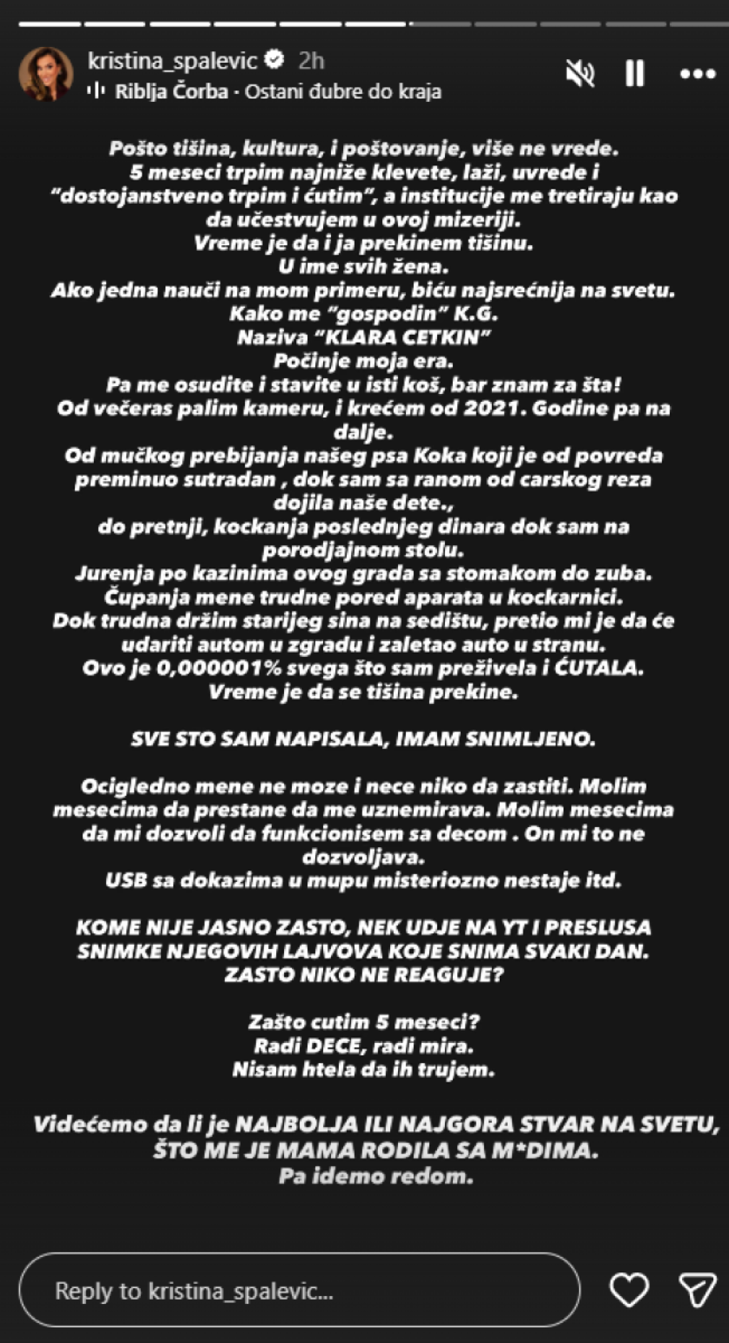 "Mučki ga je do smrti prebio": Agonija sa Kristijanom se nastavlja - Kristina moli za pomoć
