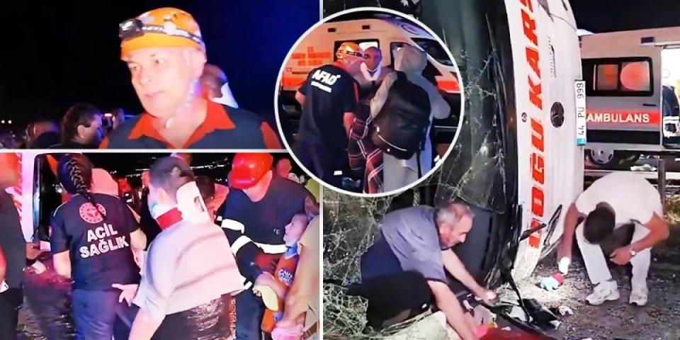 Horor u Turskoj: Prevrnuo se autobus pun putnika!(VIDEO)