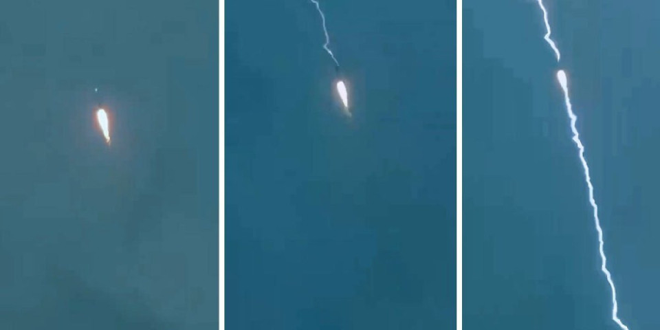 Priroda pokazala silu: Udario grom u kinesku raketu sekunde nakon poletanja, mrežama kruže šokantne scene! (FOTO/VIDEO)