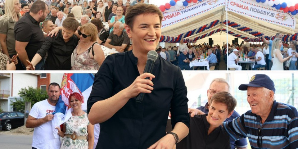 Širom Srbije odjekuje "Aco Srbine": Ovo je ujedinjena Srbija - Brnabić u Leštanima, Mali u Bojniku, Gašić u Velikoj Drenovi (FOTO/VIDEO)