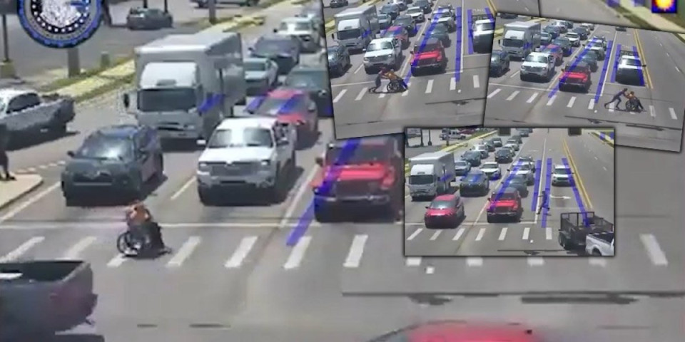 (VIDEO) Šok scena! Spajdermen uleteo u prometnu ulicu kada je video čoveka u invalidskim kolicima: Ono što je usledilo je zapanjilo svet