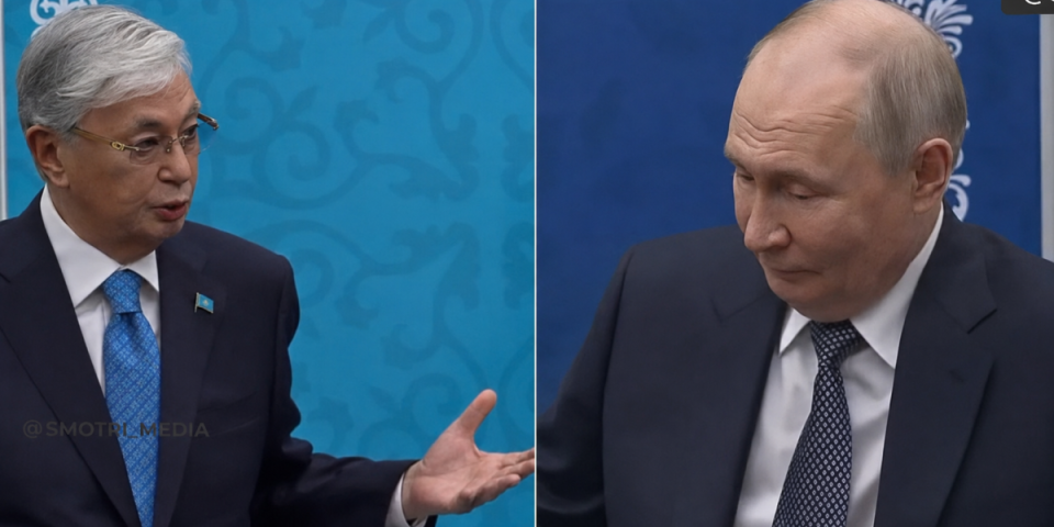 (VIDEO) Pogledajte reakciju Putina! Tokajev ga razbesneo uživo jednom rečenicom: Ovakav potez lidera Rusije se retko viđa