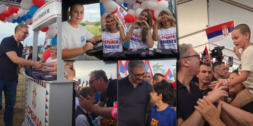 Dirljiva poruka predsednika nakon posete Banovom Polju:  Hvala malom Mihajlu na dočeku, borićemo se do konačne pobede (VIDEO)