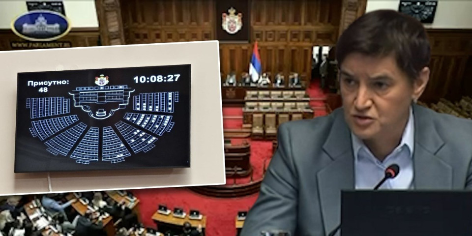 Skandal u parlamentu! Tražili smenu Vlade, a ni pola ih nije došlo na posao! (VIDEO)